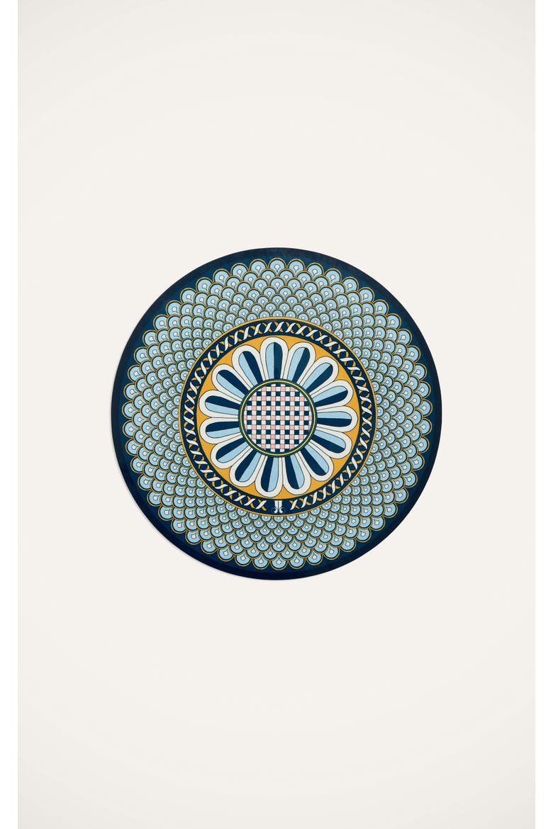 Disk Placemats Set Of 2 Napoli, Alternate, color, Napoli Midnight Blue