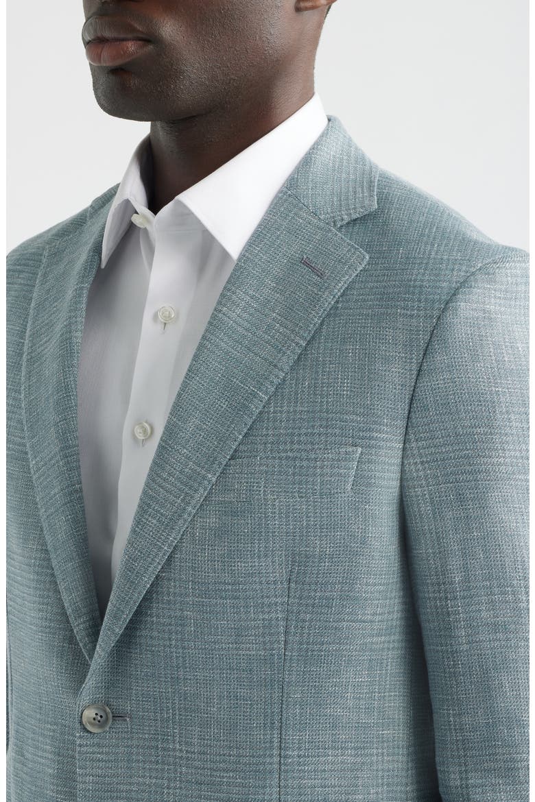 Relaxed Fit Icon Stretch Linen, Wool & Silk Sport Coat, Alternate, color, LIGHT BLUE