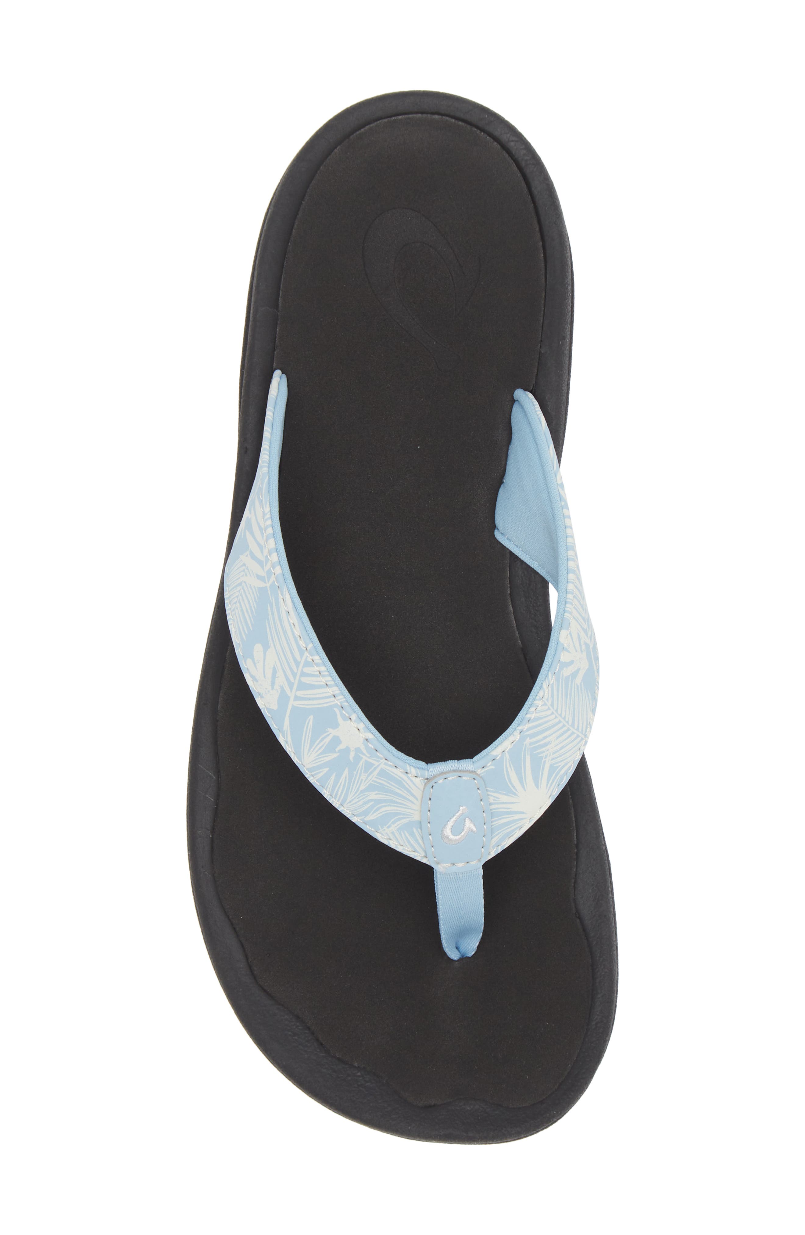 Ohana Flip Flop, Alternate, color, PALE BLUE / BLACK
