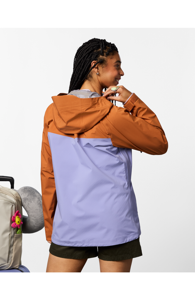 Cotopaxi Impermeo 3L Hooded Shell Jacket - Women's, Alternate, color, Whiskey And Aster