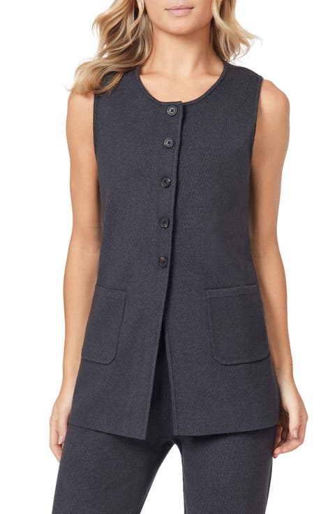 Longline Sweater Vest