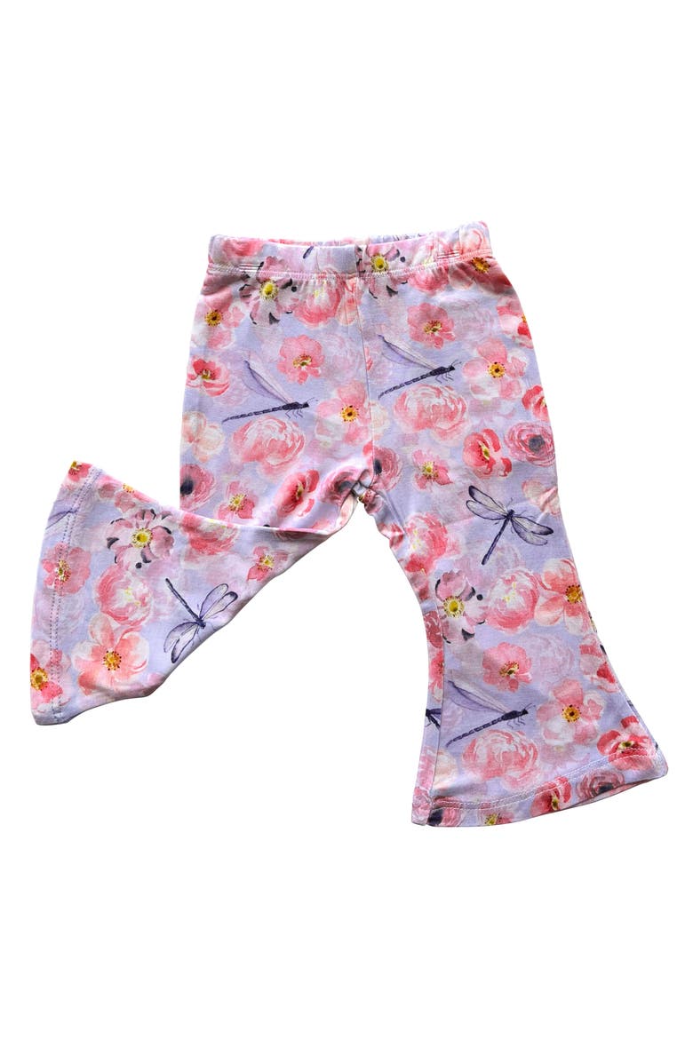 Elmerial Flared Leggings, Main, color, Purple