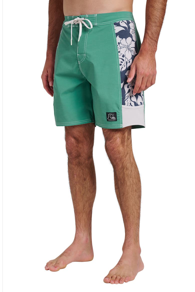 Original Arch 18" Water Repellent Board Shorts, Alternate, color, DEEP SEA