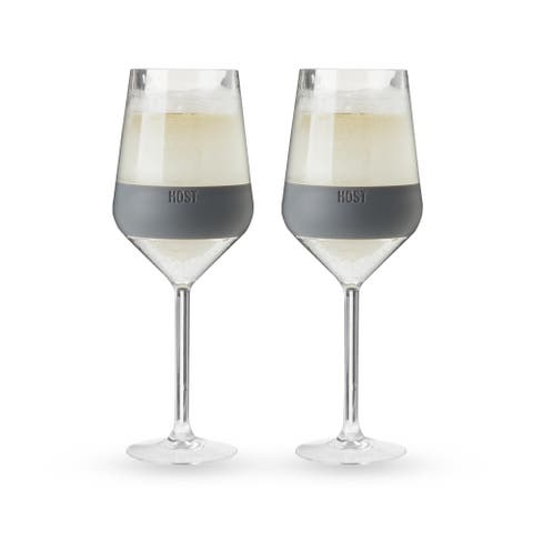 Stemmed Wine FREEZE Cooling Cup Set of 2