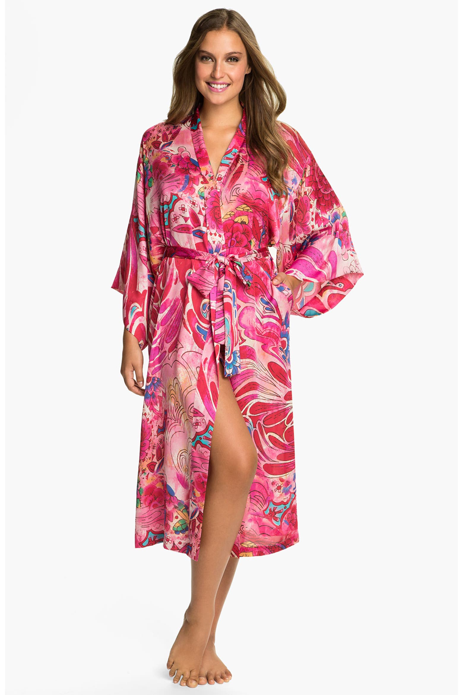 Men's Robe Pattern Free Natori 'Kubilai' Robe (Women) | Nordstrom