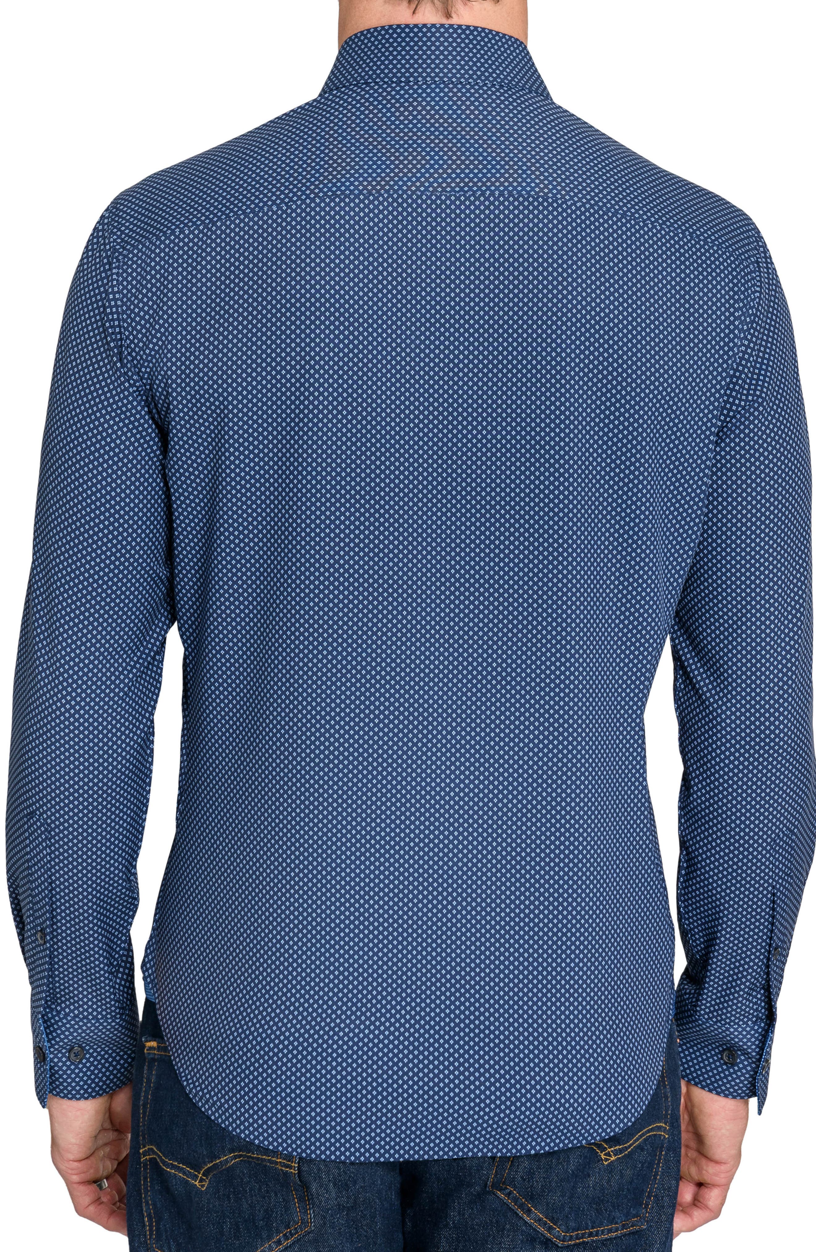 Broken Geo Slim Fit Performance Shirt