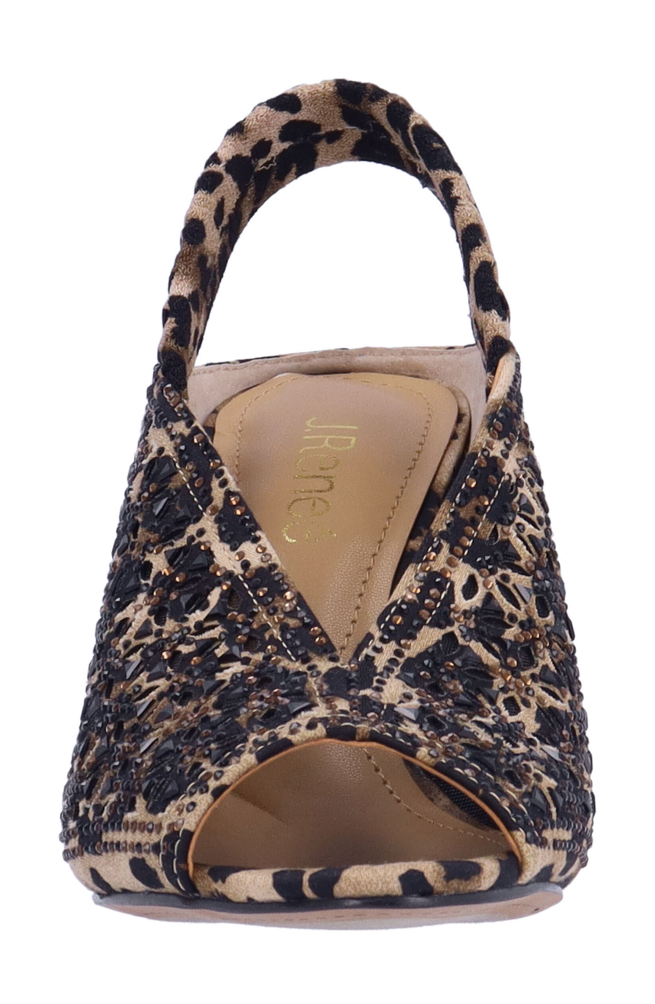 J. Reneé Odila Slingback Sandal, Alternate, color, Brown/ Black