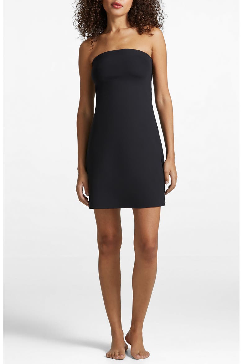 Neoprene Tube Minidress, Main, color, BLACK