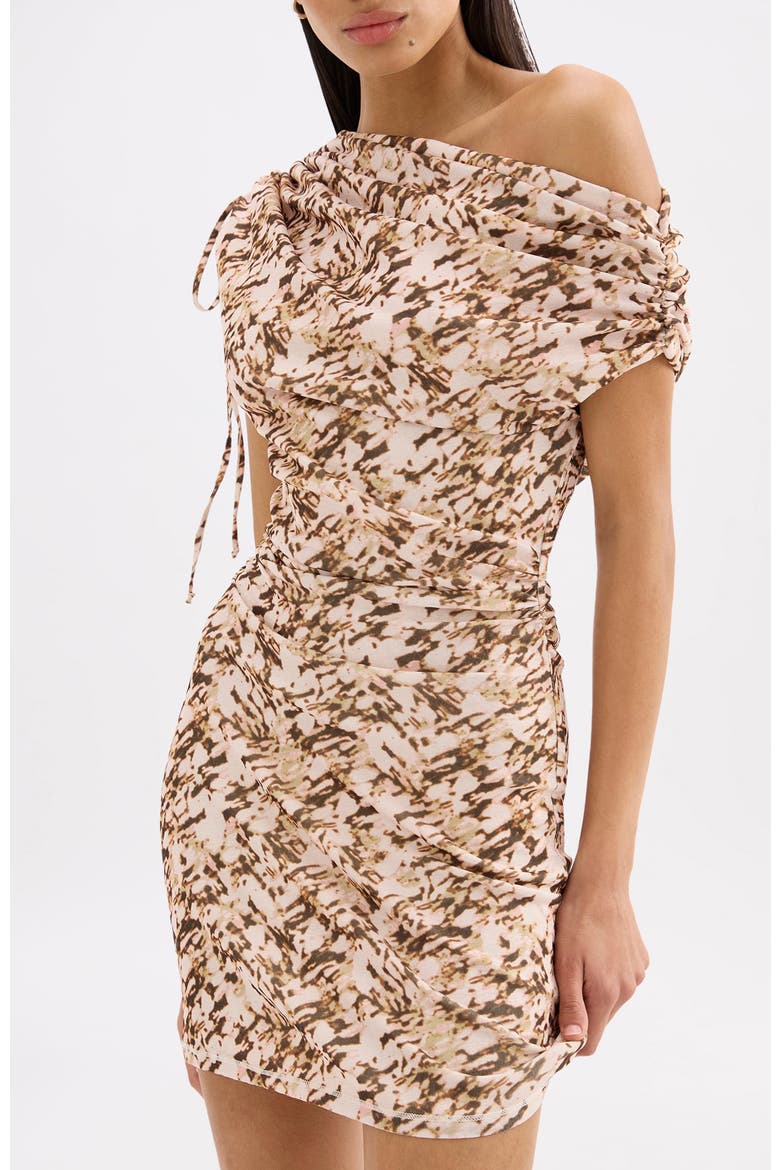 Liora Mesh Mini Dress, Alternate, color, Liora