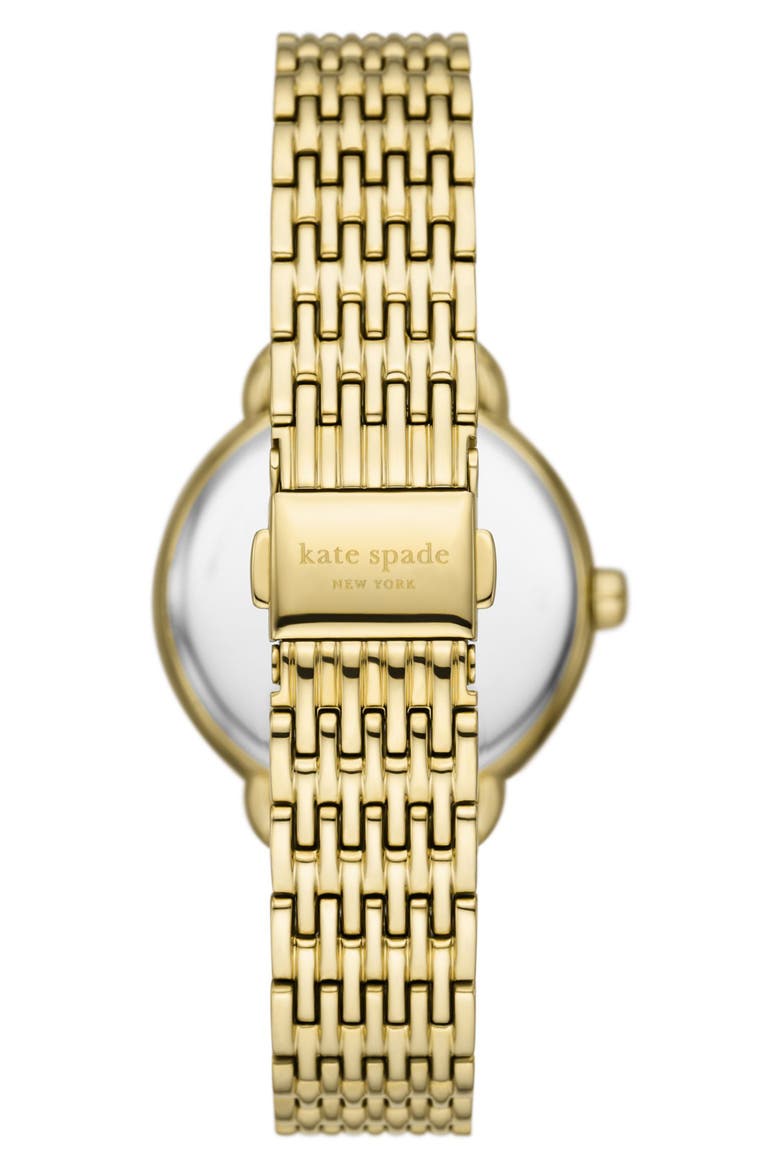 lilly avenue bracelet watch, 34mm, Alternate, color, GOLD