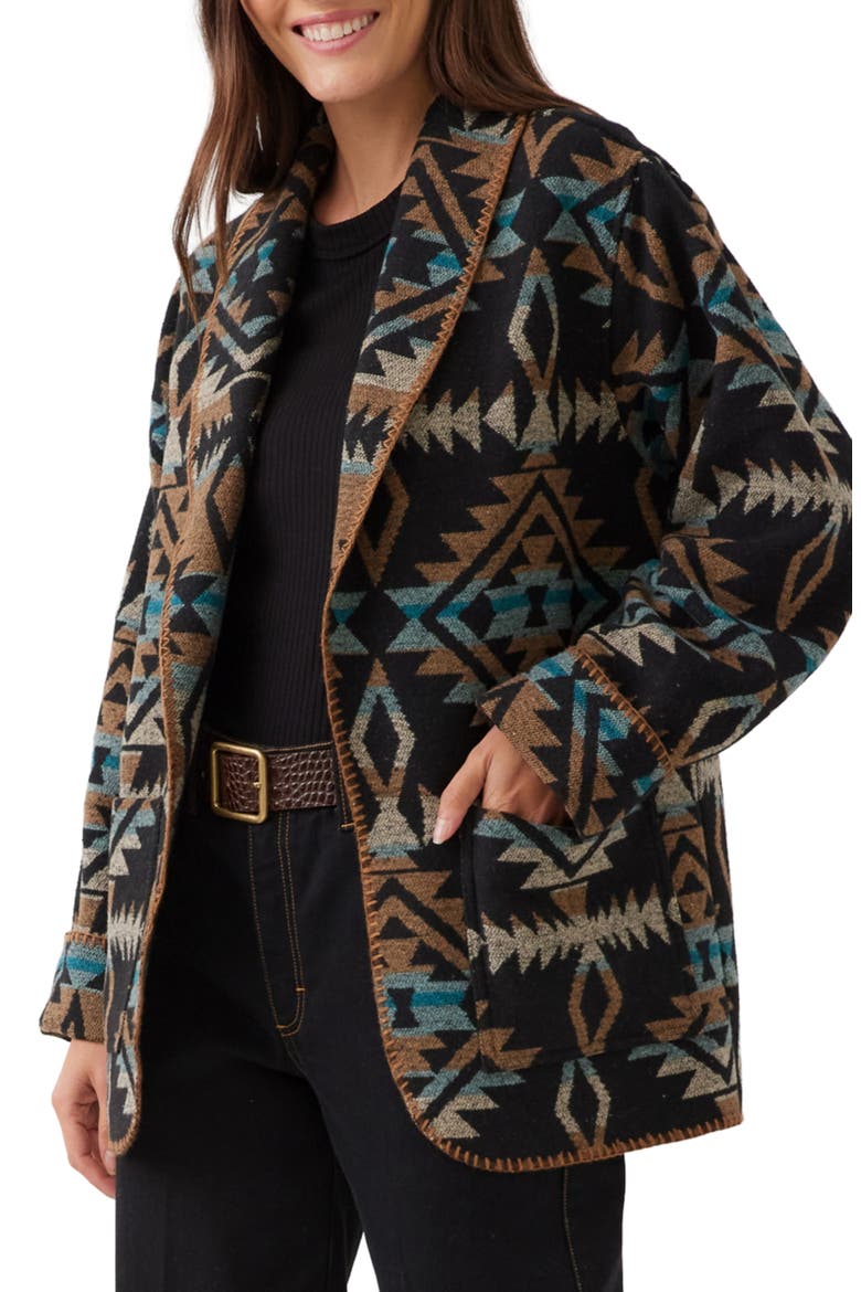 Ranch Jacket, Alternate, color, BLACK COMBO