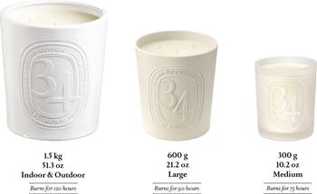 キャンドル Diptyque 34 1500g 34 Boulevard Saint Germain interior & exterior candle