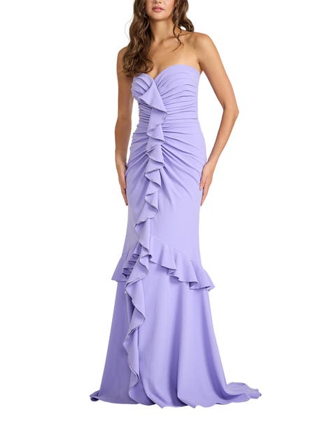 Spargo Cascading Ruffle Gown