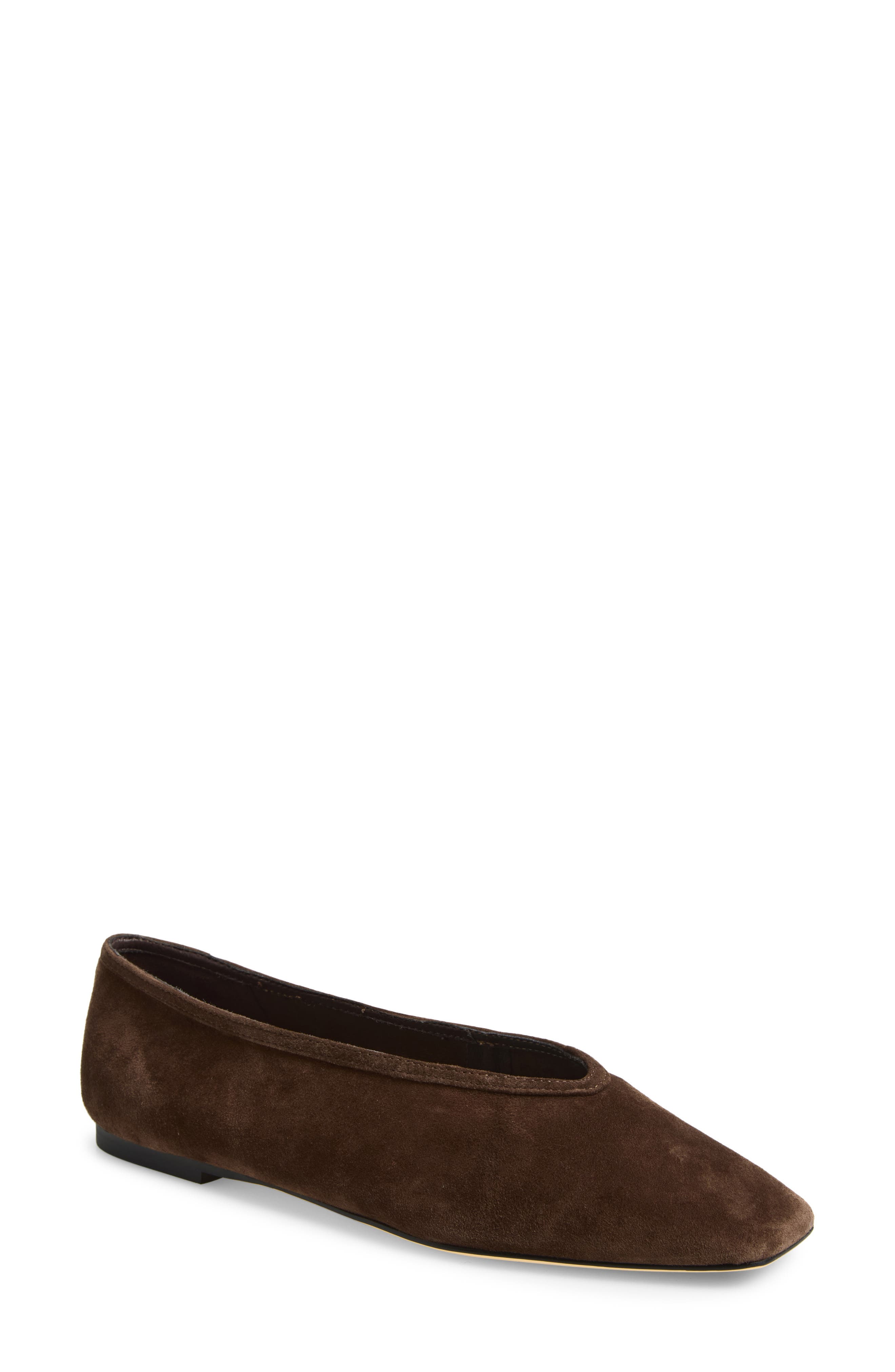 Tony Bianco Bianca Ballet Flat, Main, color, Espresso Suede