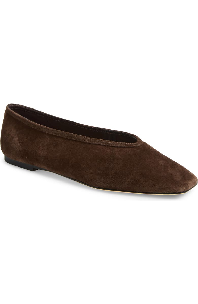 Tony Bianco Bianca Ballet Flat, Main, color, Espresso Suede