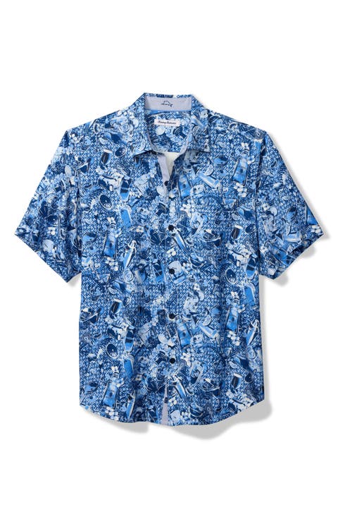 Island Mixer Silk Camp Shirt