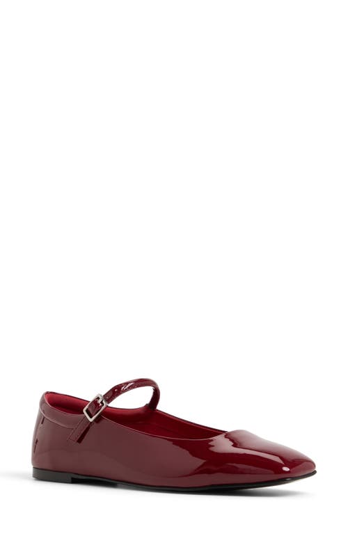Aldo Kristyn Mary Jane Flat In Red