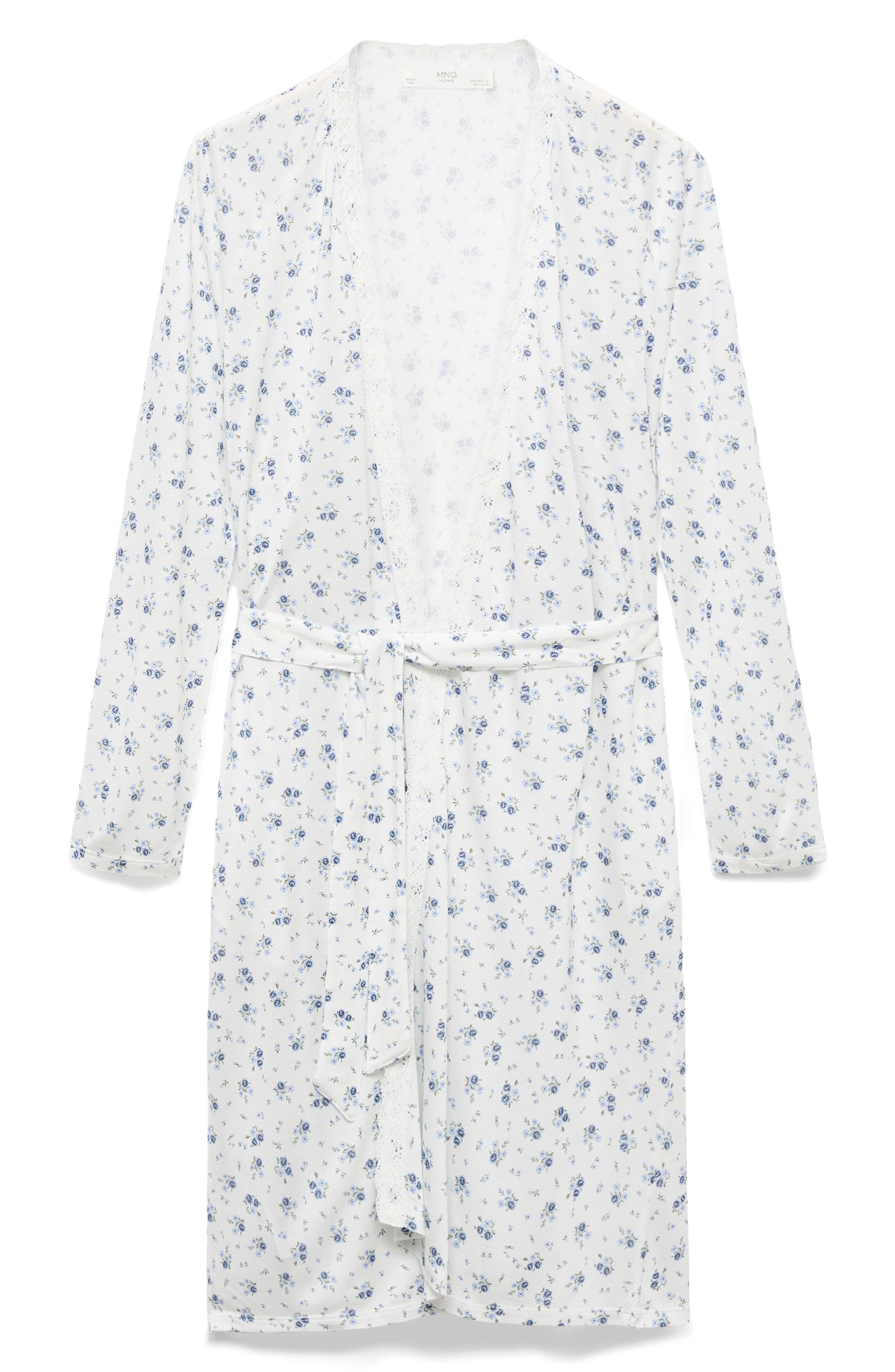 MANGO Floral Print Robe
