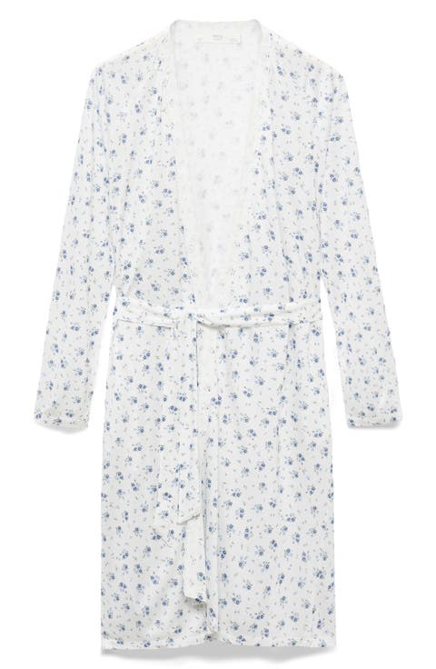 Floral Print Robe