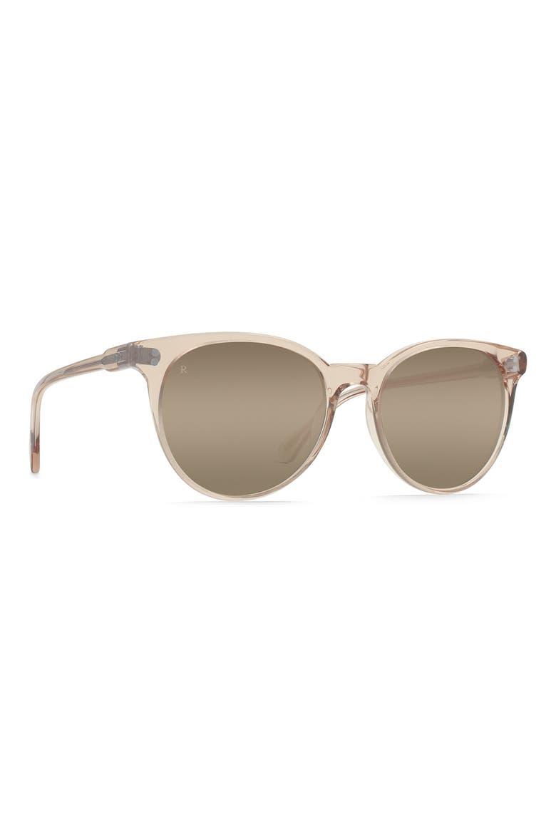 Norie 53mm Mirrored Cat Eye Sunglasses, Alternate, color, DAWN/ MINK GRADIENT MIRROR