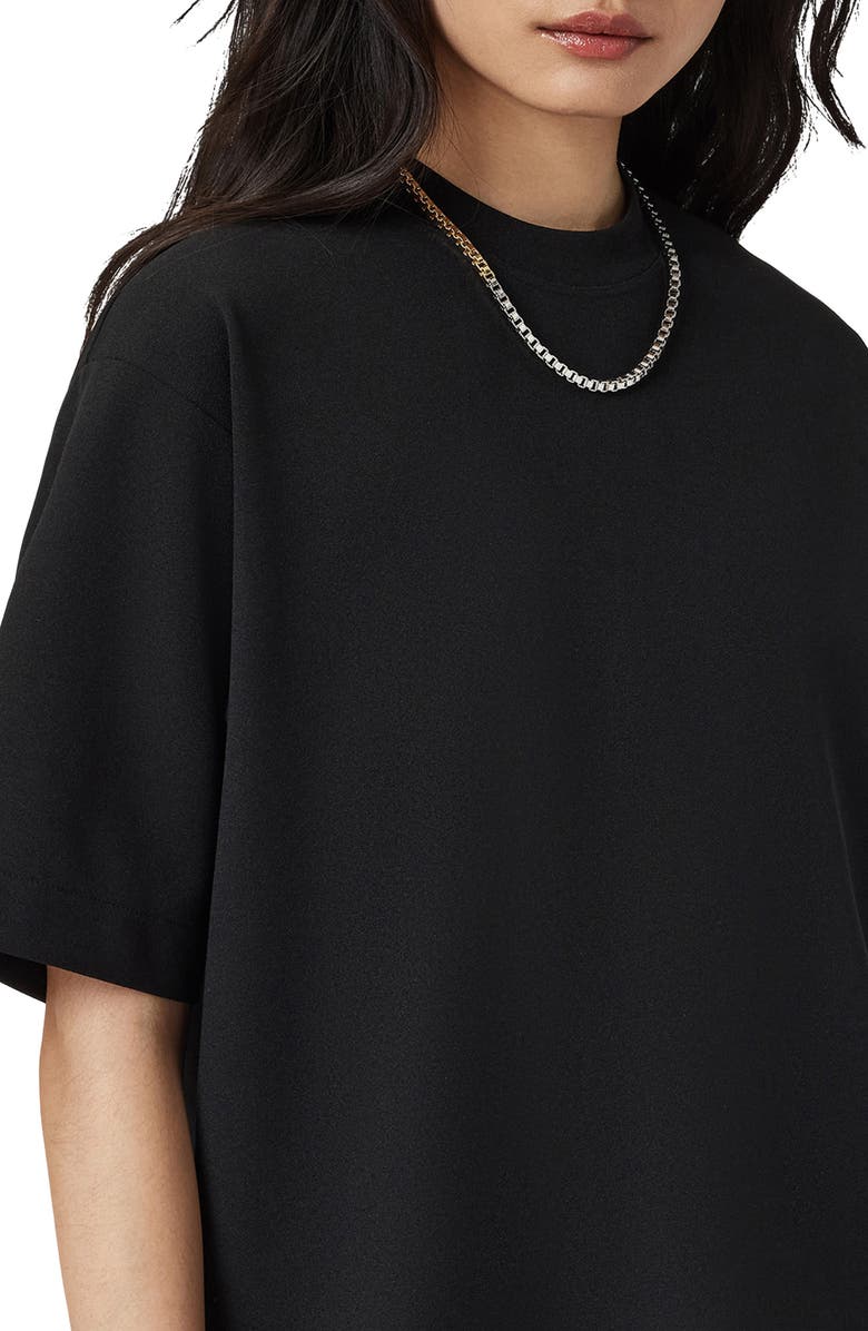 AllSaints Dani Back Zip T-Shirt, Alternate, color, 