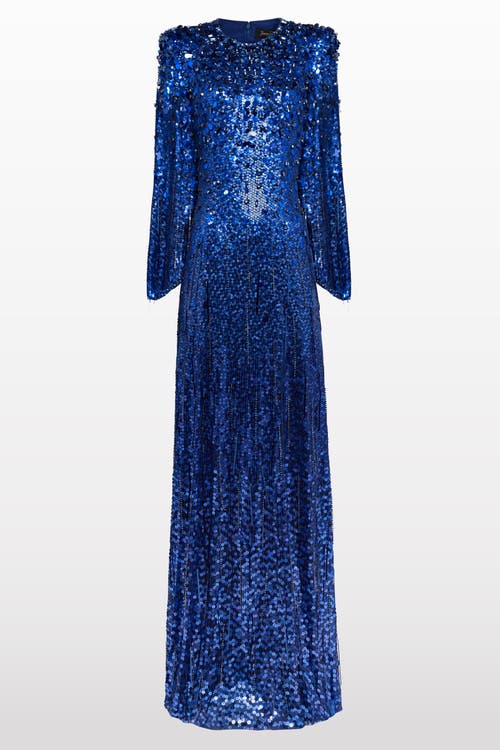 Jenny Packham Phara Dress In Blue