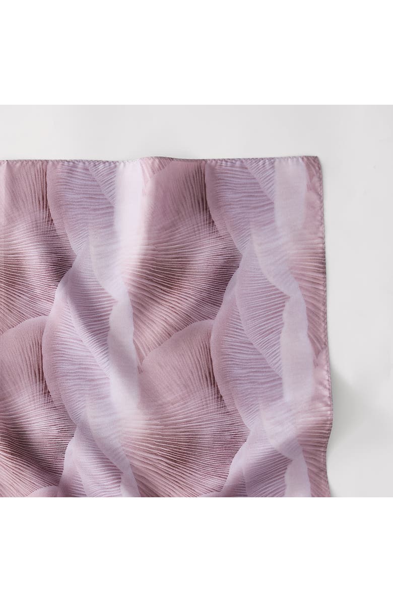 Chuks Collins x Lush Decor Mycelium Dream Silk Scarf, Alternate, color, Dusty Pink