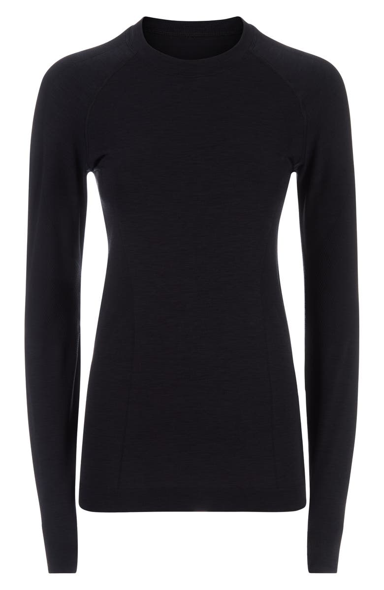 Sweaty Betty Athlete Seamless Long Sleeve Workout Top, Alternate, color, 