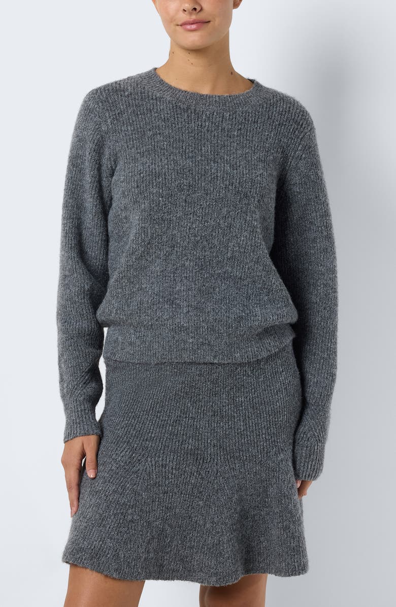 Noisy may Nola Rib Crewneck Sweater, Alternate, color,