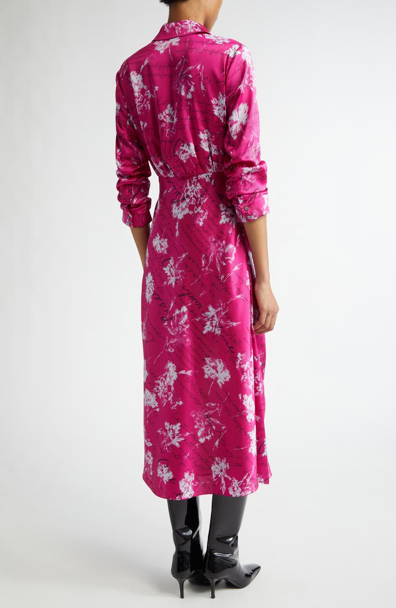 Cinq à Sept Jacey Carnation Long Sleeve Maxi Dress, Alternate, color, Plum Radish Multi