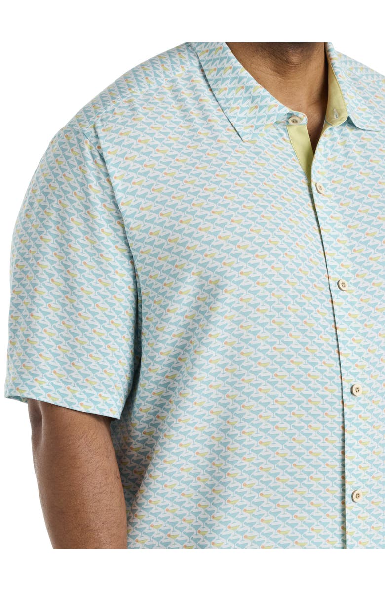 Tommy Bahama Big & Tall Veracruz Cay Cocktail Mixer Sport Shirt, Alternate, color, 
