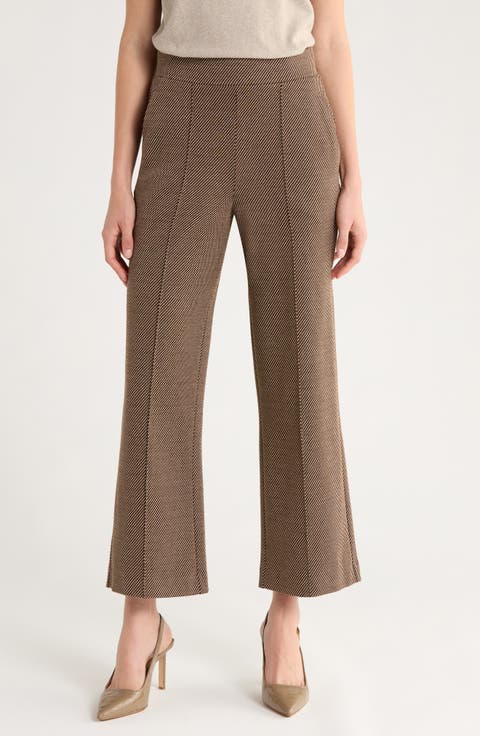 Pintuck Pleat Wide Leg Pants (Regular & Petite)