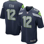 Nike Men's Nike 12s  College Navy Seattle Seahawks Team Game Jersey