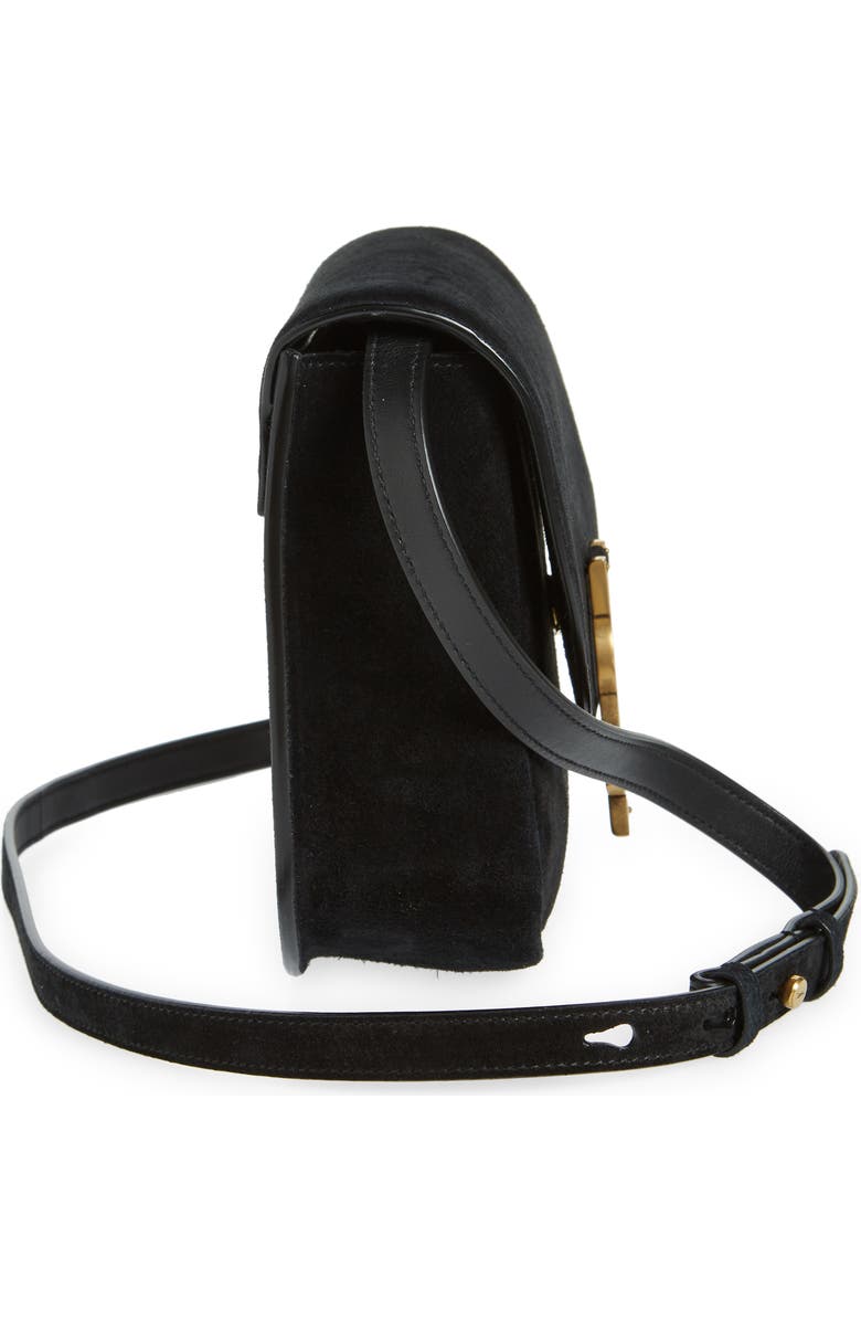 Saint Laurent Medium Kaia Suede Crossbody Bag, Alternate, color,