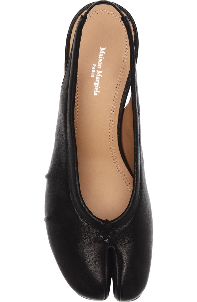 Maison Margiela Tabi Slingback Pump, Alternate, color, Black