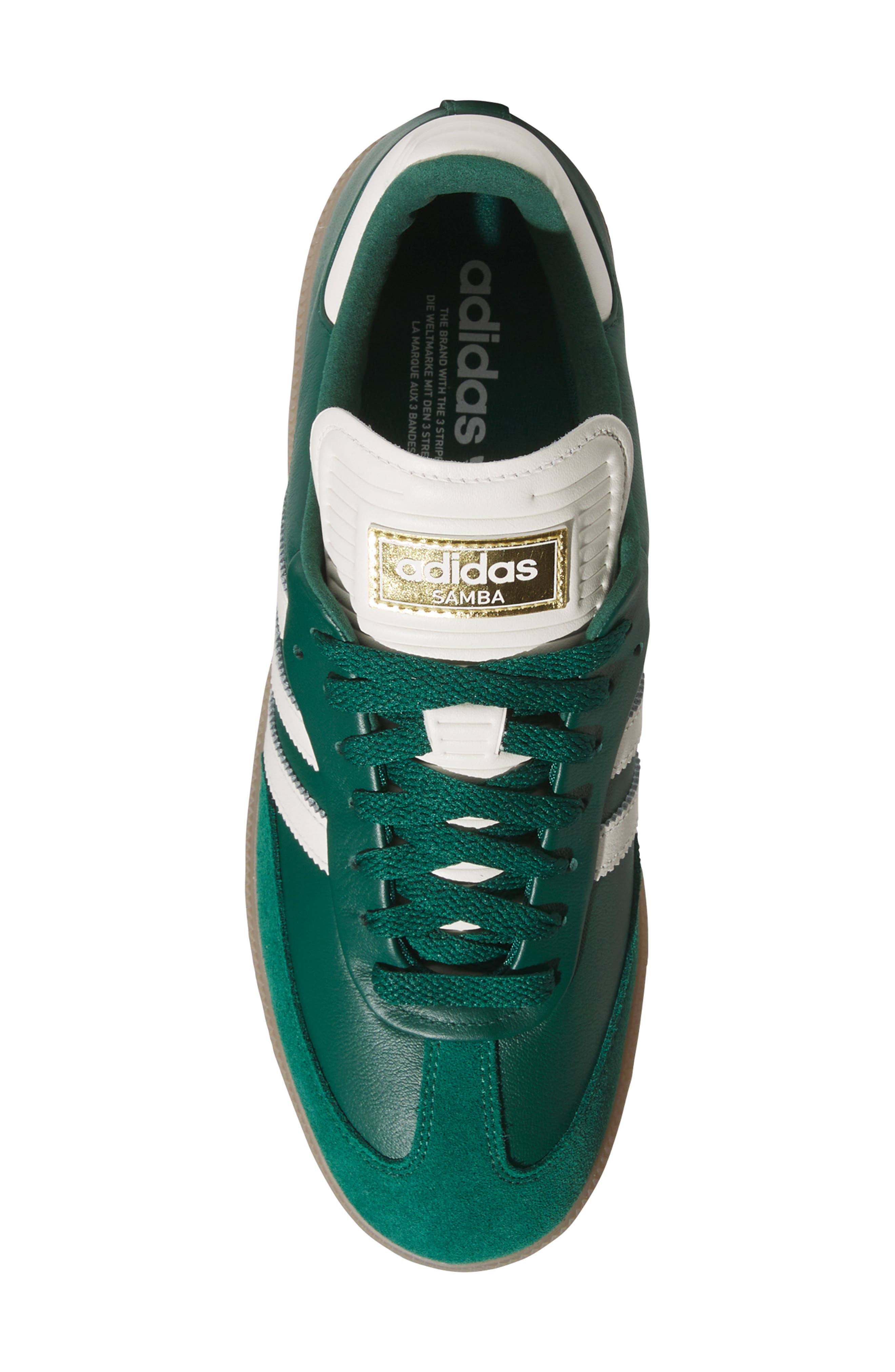 adidas Samba Golf Sneaker, Alternate, color, Green/ Off White/ Gum4