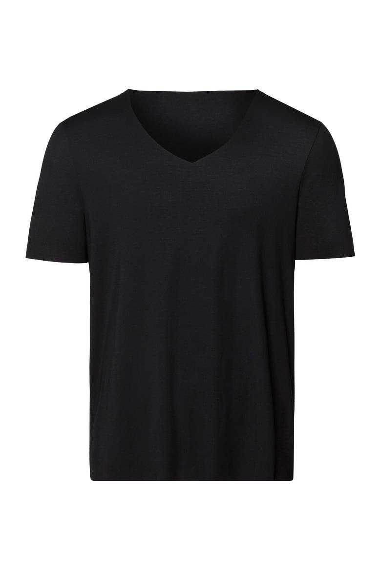 Clean Cut Seamless V-Neck T-Shirt, Main, color, Black
