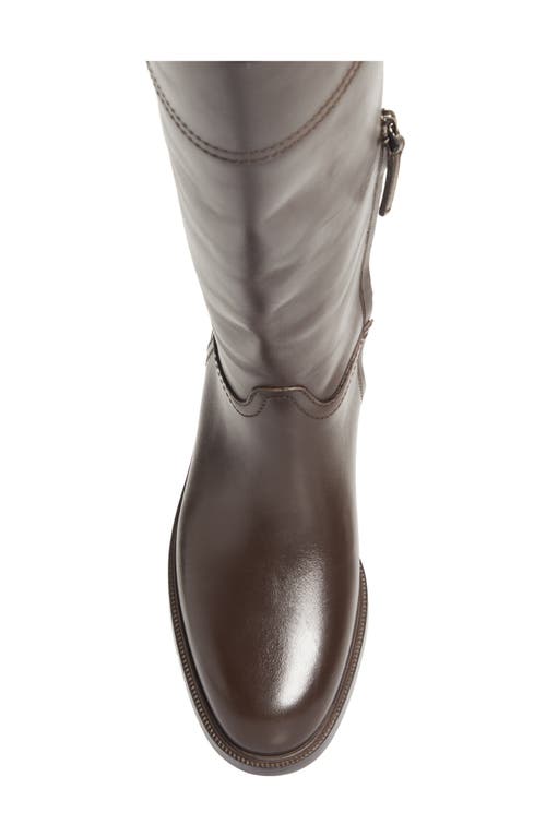 Brunello Cucinelli Monili Trim Riding Boot In Brown