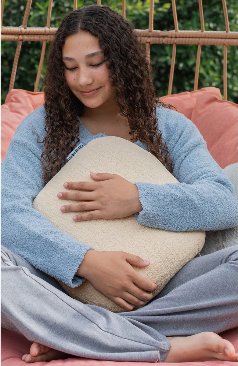 Quiet Mind The Original Weighted Pillow, Alternate, color, Cashew