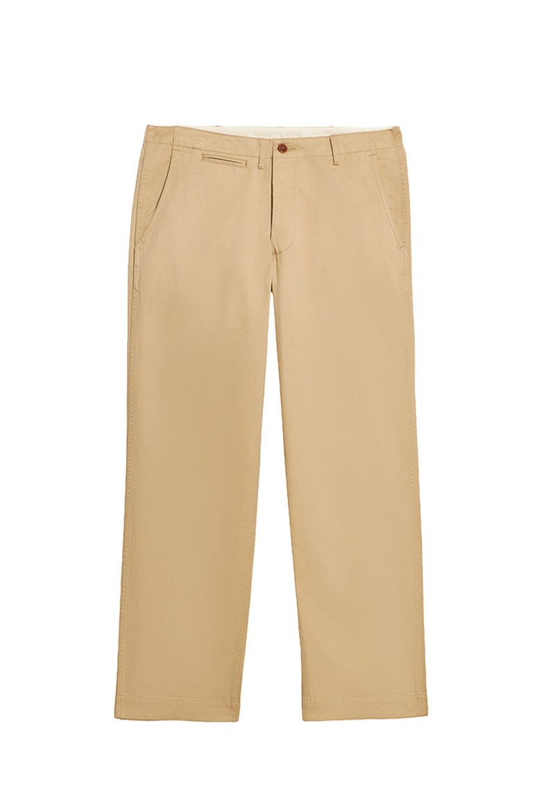 Officer Cotton Chino Trousers, Main, color, CAMEL