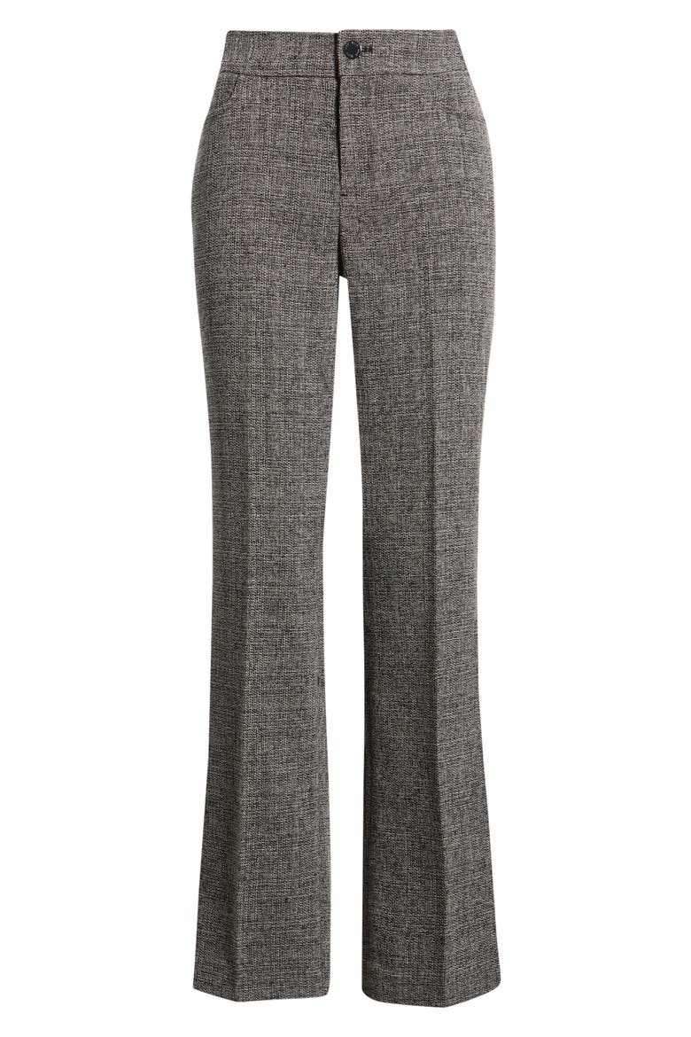 Mid Rise Bootcut Tweed Pants, Main, color, ANNE BLACK / WHITE DOVE