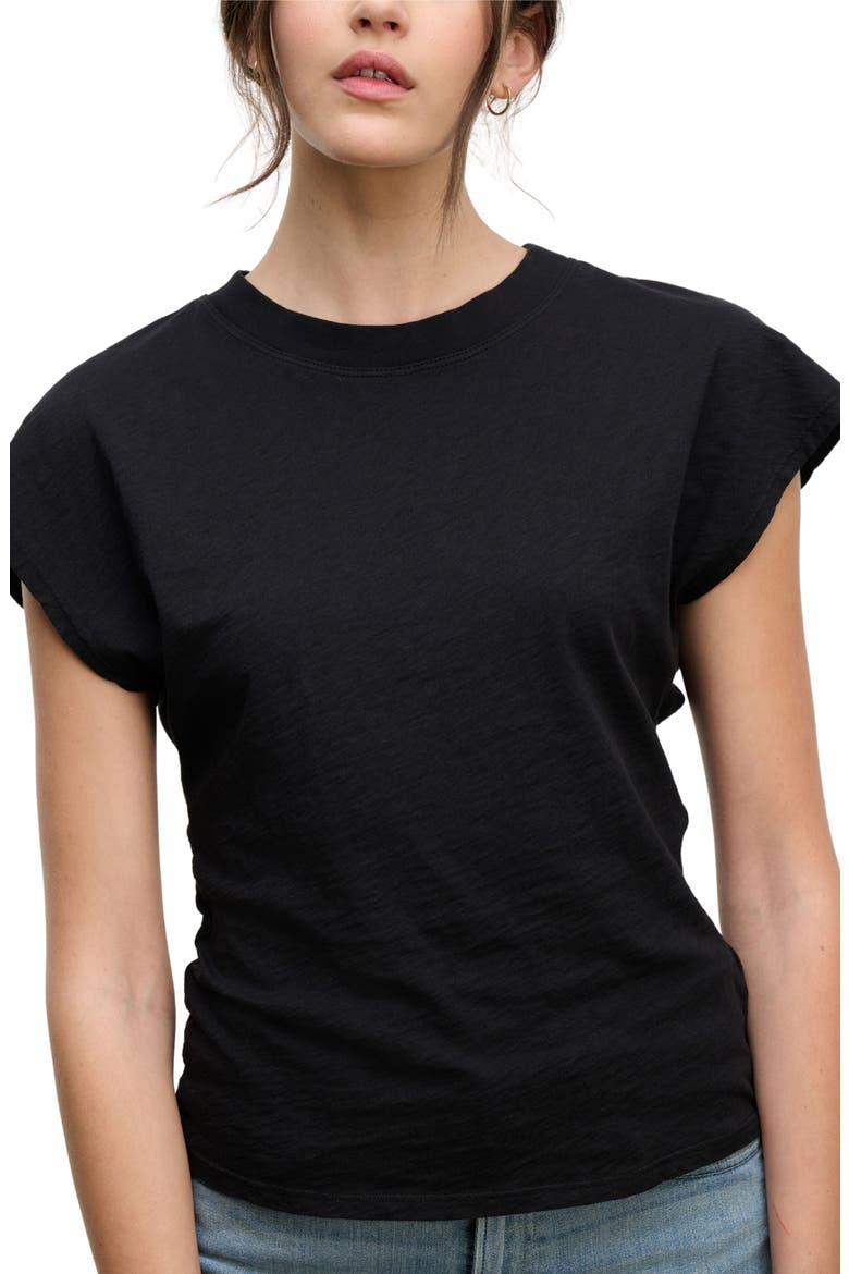Sterling Cotton Slub T-Shirt, Alternate, color, BLACK