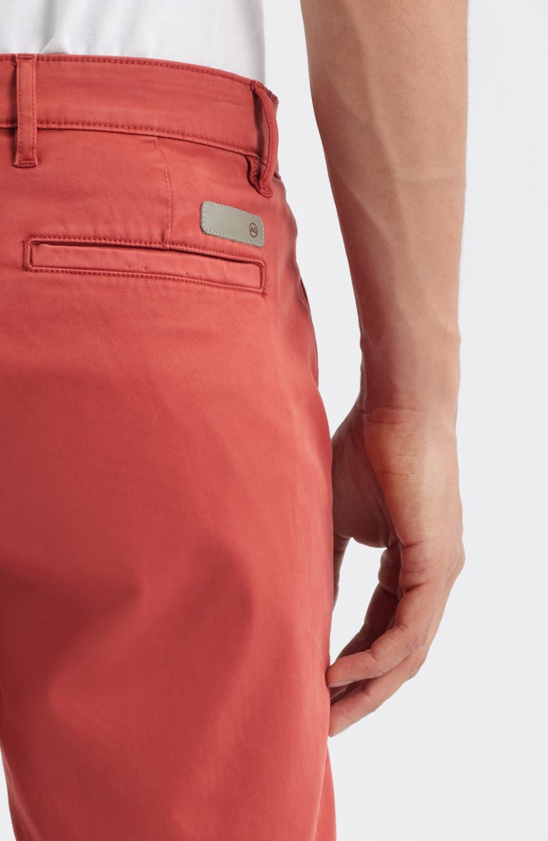 AG Wanderer 8.5-Inch Stretch Cotton Chino Shorts, Alternate, color, Sulfur Vintage Ruby