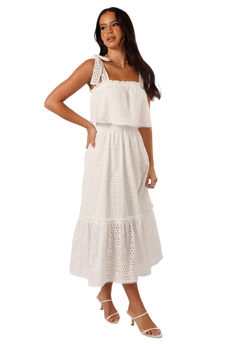 Petal & Pup Esther Eyelet Embroidered Sundress, Alternate, color,