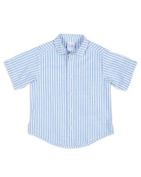 Linen Look Camp Shirt