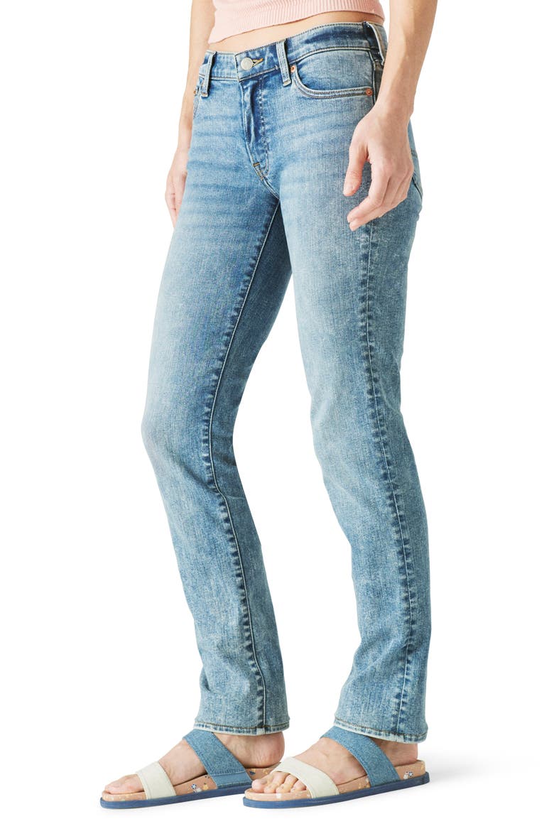 Sweet Straight Leg Jeans, Alternate, color, LYRIC