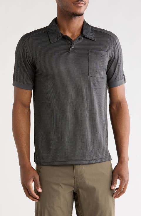Grid Jacquard Polo