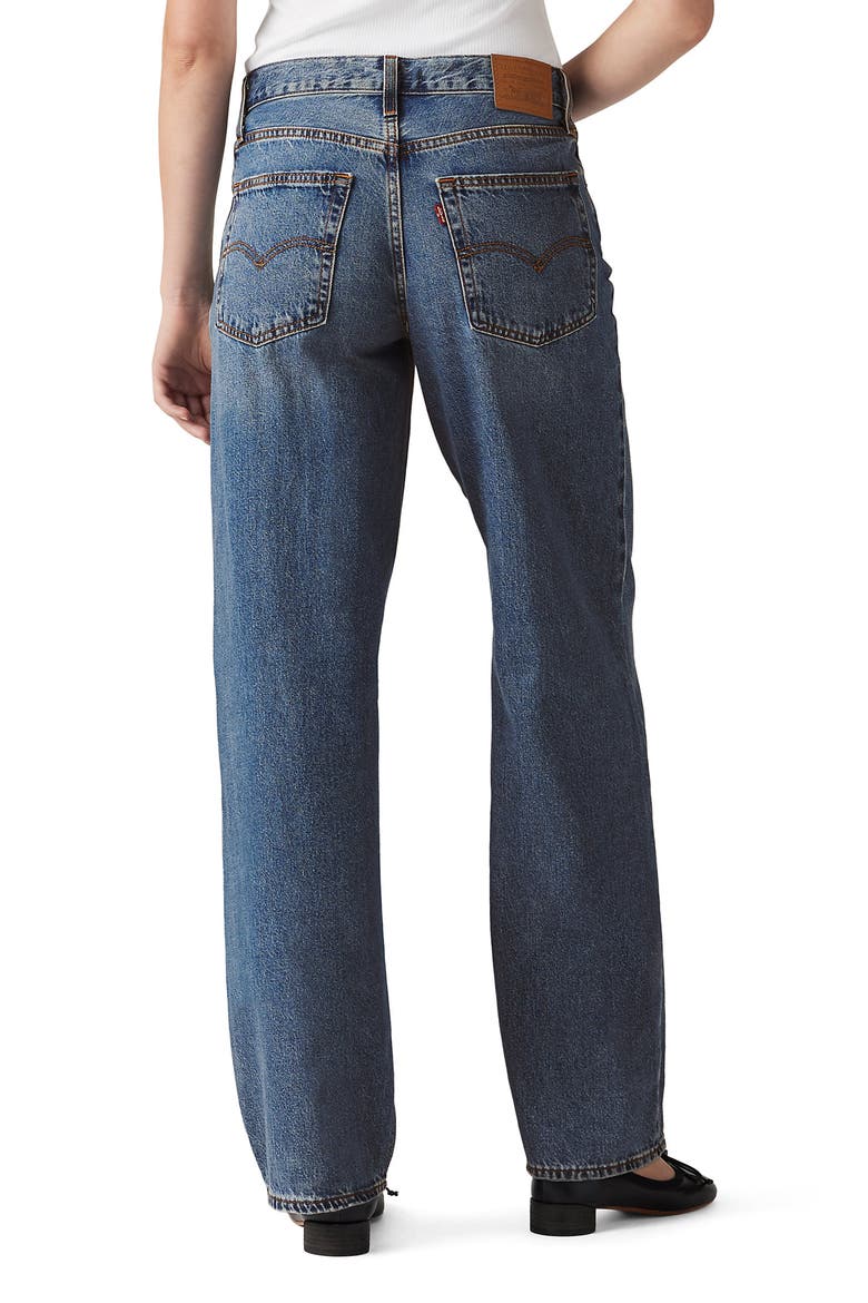 Baggy High Waist Wide Leg Dad Jeans, Alternate, color, SHES NICE