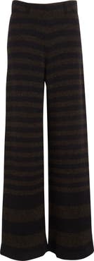 YanYan Softi Oversize Stripe Wool Blend Pants