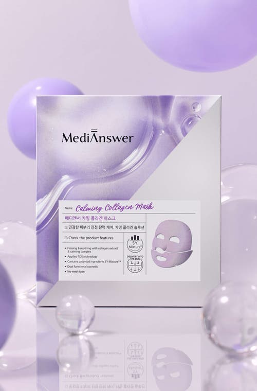 Medianswer Calming Collagen Mask In Purple